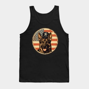 Patriotic German Shepherd Tank Top